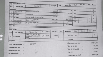 Bỏ ra gần 40tr để sửa xe dù đã mua Bảo hiểm?